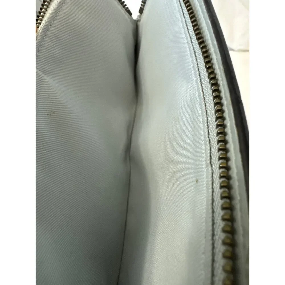 Coach Skinny Light Blue Calf Leather GUC
